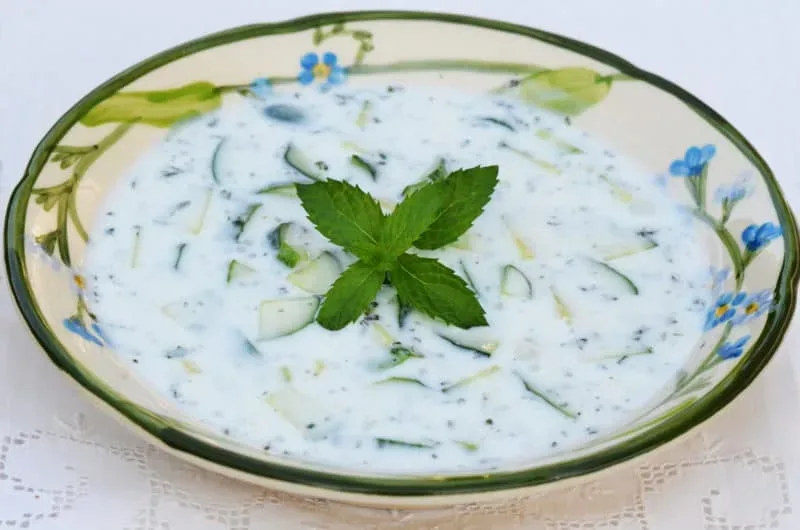 Yogurt Cucumber Salad