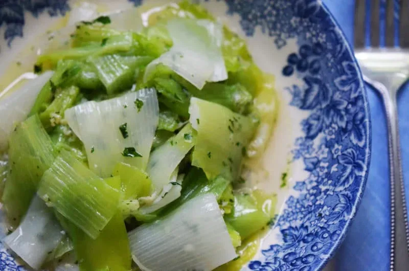 Leeks in Olive Oil