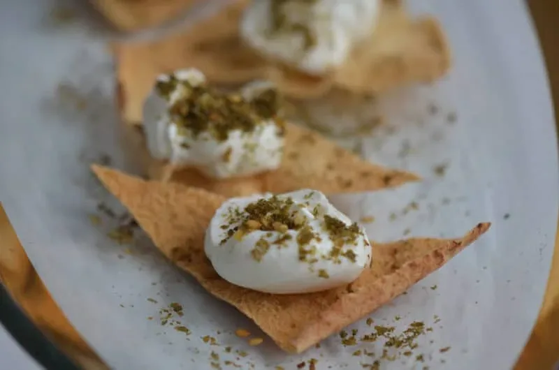 Pita Crisps with Labne & Za'atar