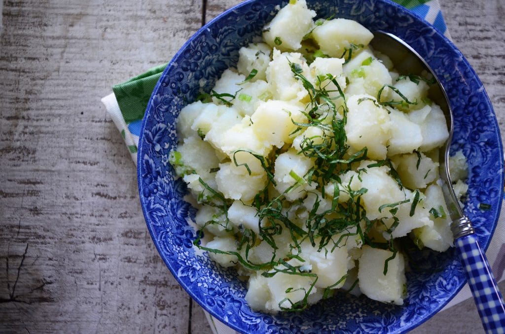 Lebanese Potato Salad, MaureenAbood.com