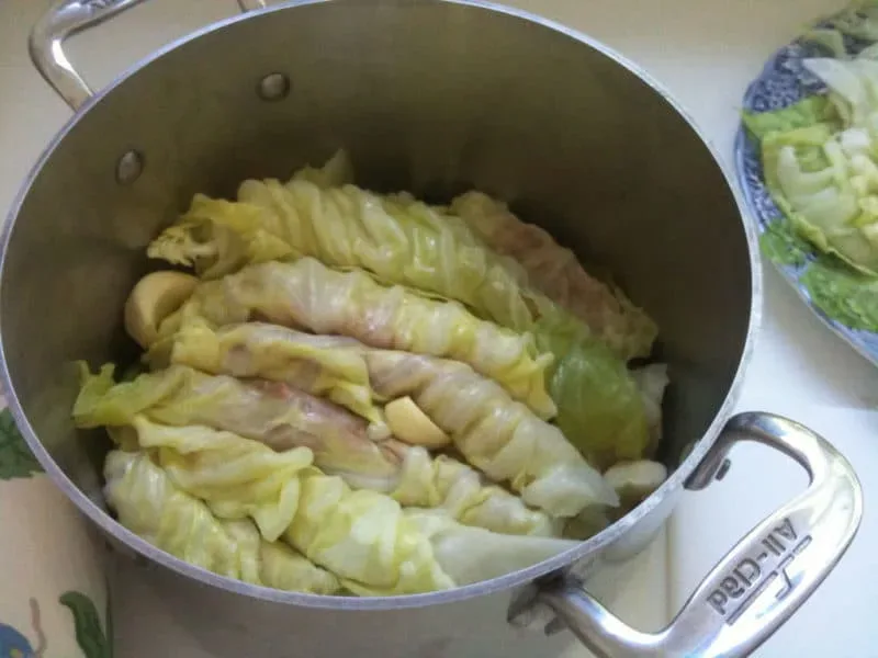 Easy Cabbage Salad with Garlic and Lemon - Maureen Abood