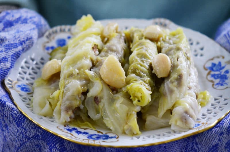 Easy Cabbage Salad with Garlic and Lemon - Maureen Abood