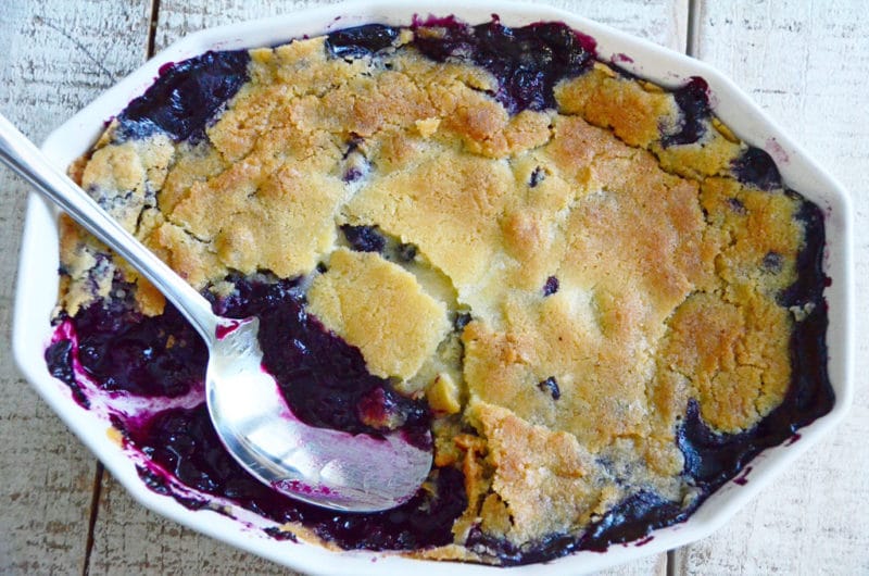 Blueberry cobbler, Maureen Abood