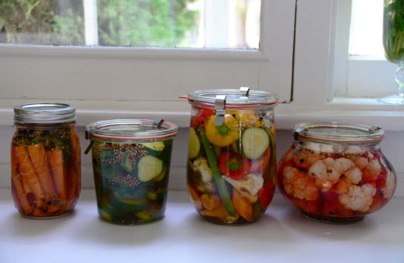 Pickled Tomatoes Recipe - Quick Pickle - The Mountain Kitchen