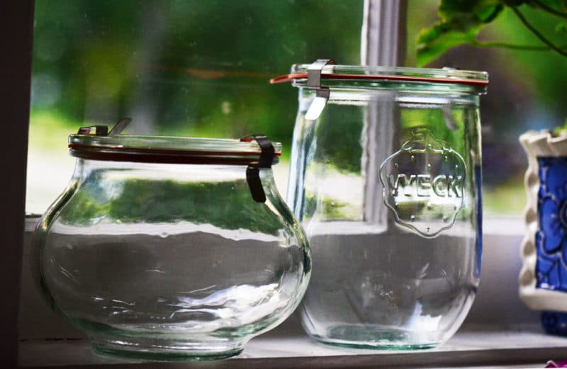 Tulip Shaped Glass Jar by Weck Jars