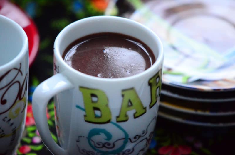 Thick hot chocolate, Maureen Abood