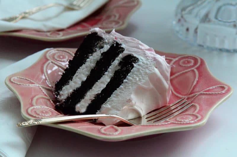 Double Chocolate Cake slice, Maureen Abood