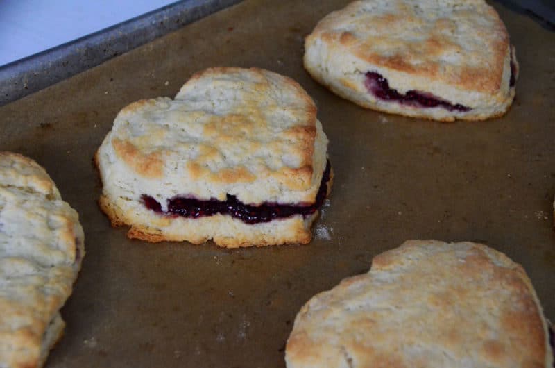 Raspberry scones from the oven, Maureen Abood