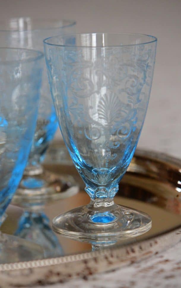 Favorite Things Etched Fostoria Glass Maureen Abood