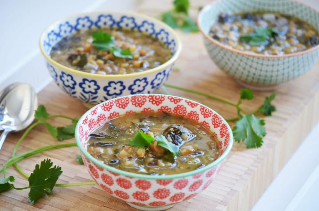 Three soup bowls, M Abood