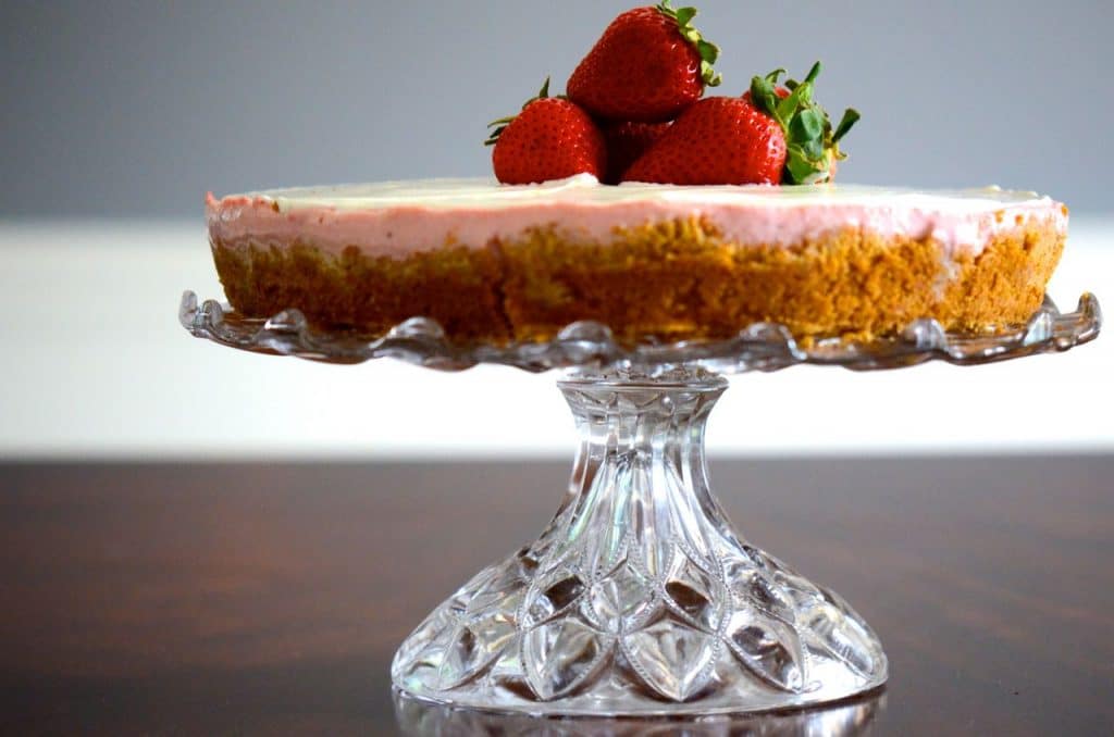 Strawberry Rose Cheesecake, MaureenAbood.com