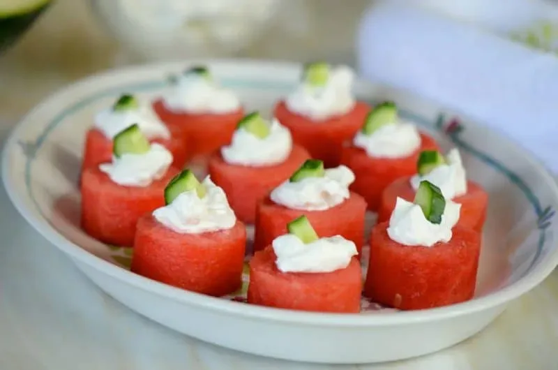 Watermelon Labneh Bites