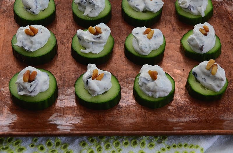 Cucumber bites, Maureen Abood