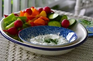 Labneh dip with Garlic and Herbs, MaureenAbood.com