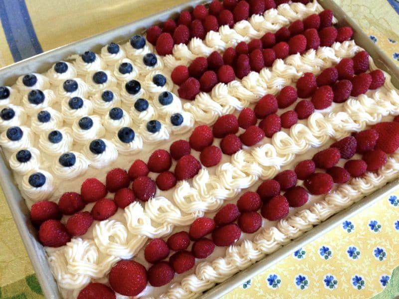 Flag cake 2, Maureen Abood
