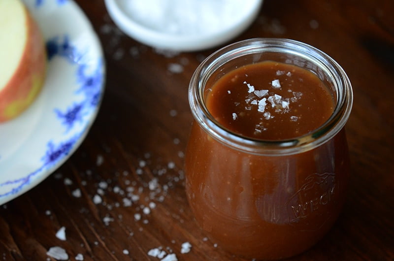 Warm Salted Caramel Sauce with Orange Blossom Water, Maureen Abood