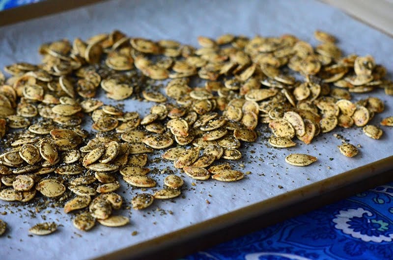 Zaatar Roasted Pumpkin Seeds Pan, Maureen Abood