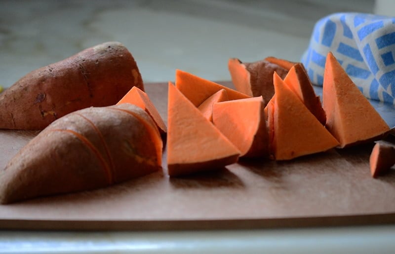 Sweet potato wedges, Maureen Abood