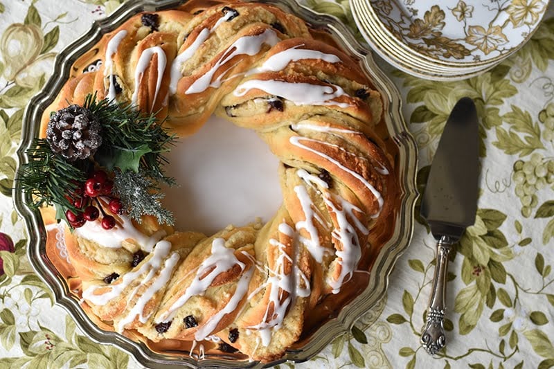 Christmas Breakfast Wreath top, Maureen Abood