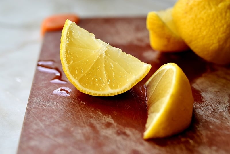 Lemon wedges, Maureen Abood