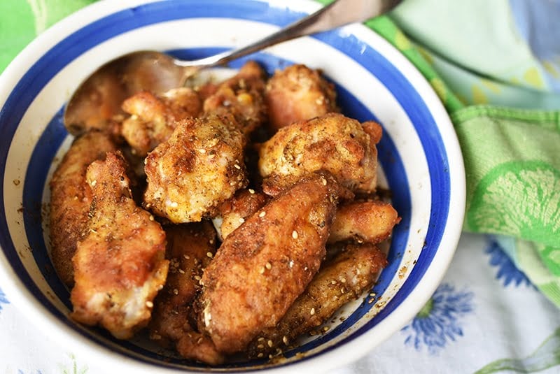 Za'atar Chicken Wings, MaureenAbood.com