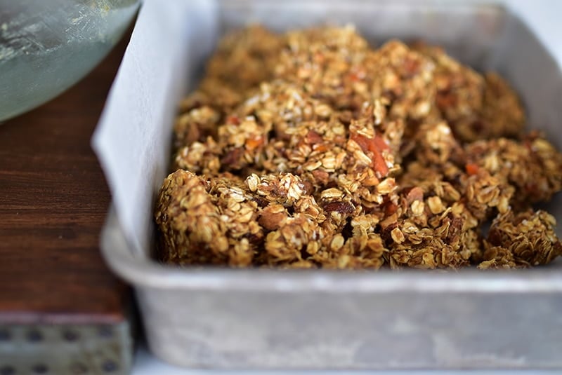 Tahini Date Granola Bars, Maureen Abood