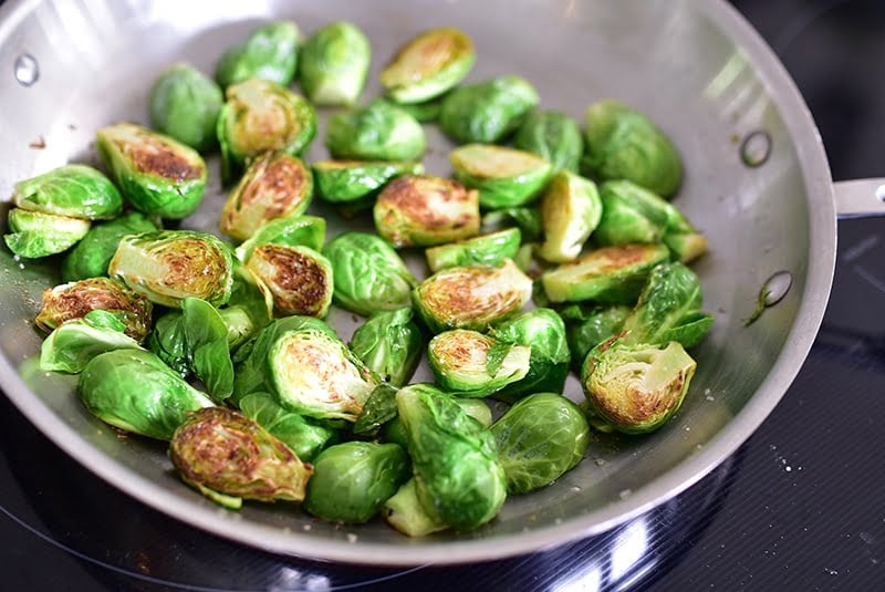 Brussels Sprout saute, Maureen Abood