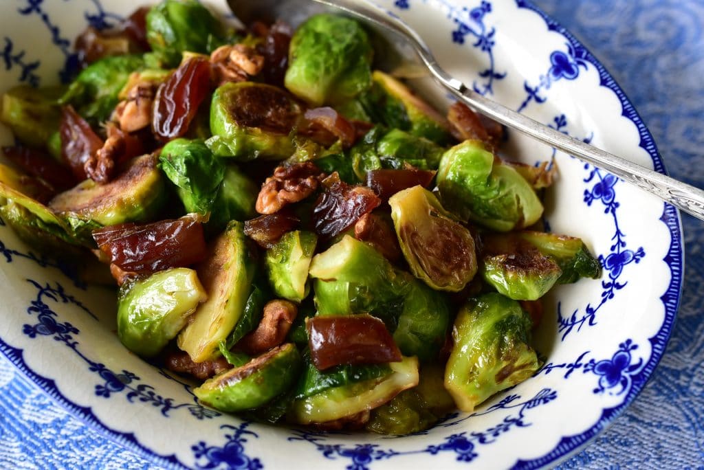 Brussels Sprouts with Dates and Walnuts 2