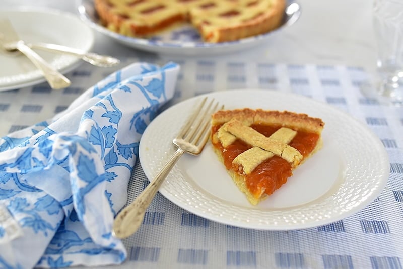 Apricot Jam Tart slice, Maureen Abood