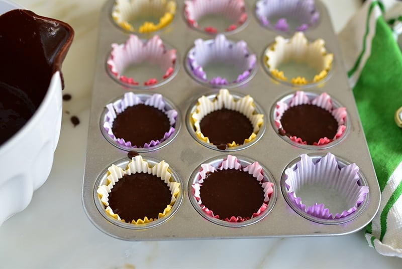 Cupcake batter in cups, MaureenAbood.com