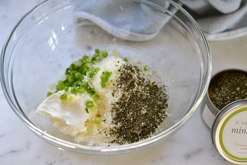 Cheese filling ingredients for Lebanese Cheese Flatbreads