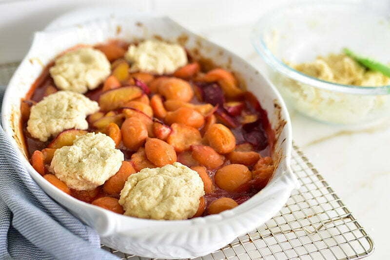 Yogurt biscuits for cobbler