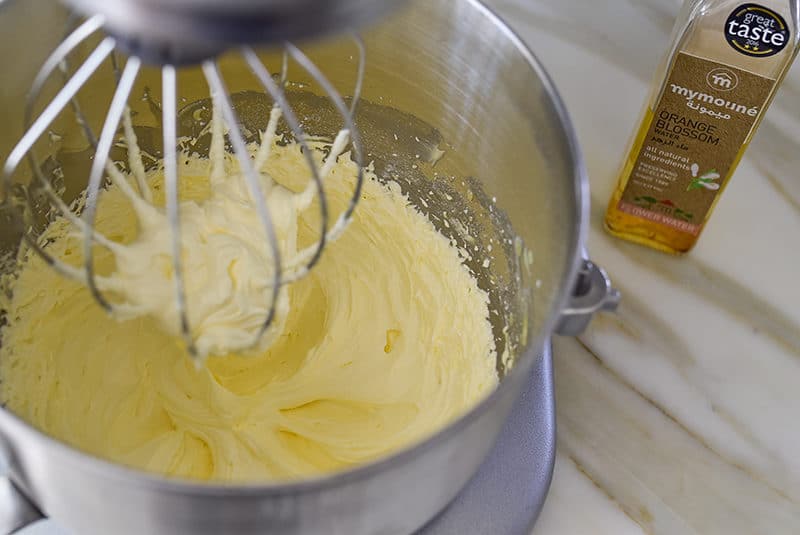 Clarified butter beaten in the stand mixer