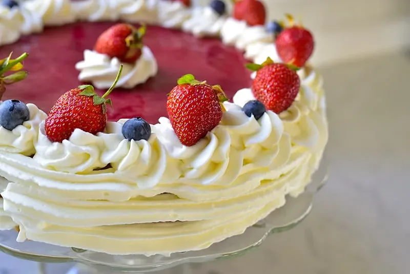 Strawberry Vanilla Cake