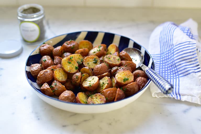 Roasted New Potatoes (Roasted with Mint) Maureen Abood