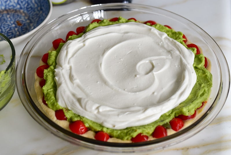 Labneh layer for dip