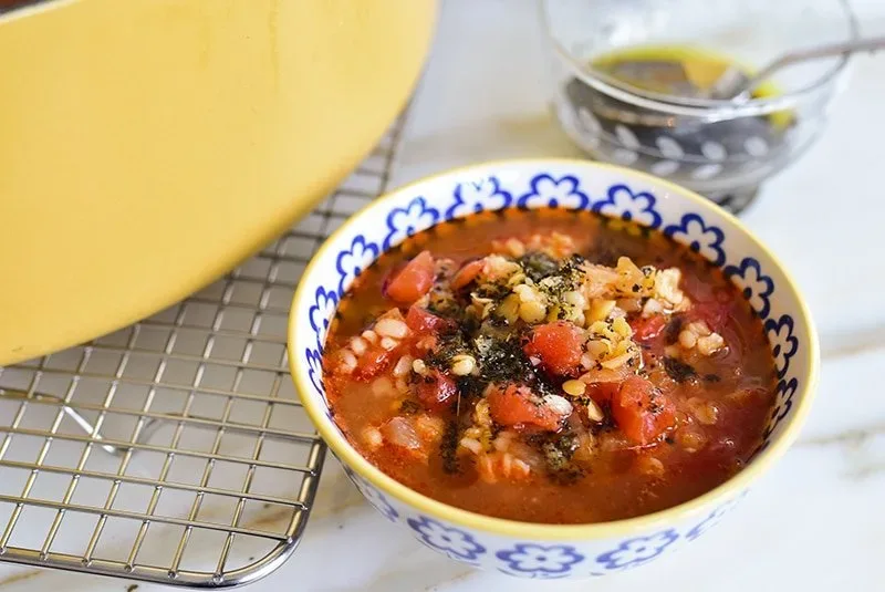 Easy Lebanese Red Lentil Soup