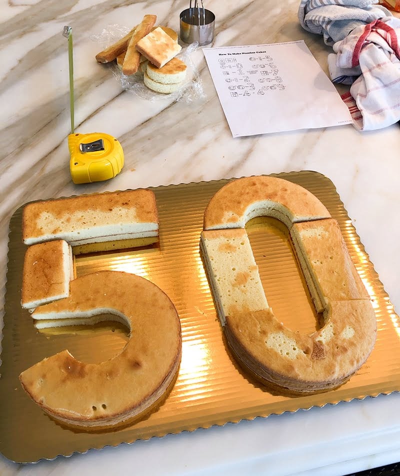 50 number cake