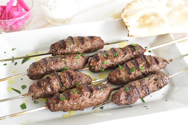 https://maureenabood.com/wp-content/uploads/2022/06/Kafta-on-skewers-platter-Maureen-Abood.jpg