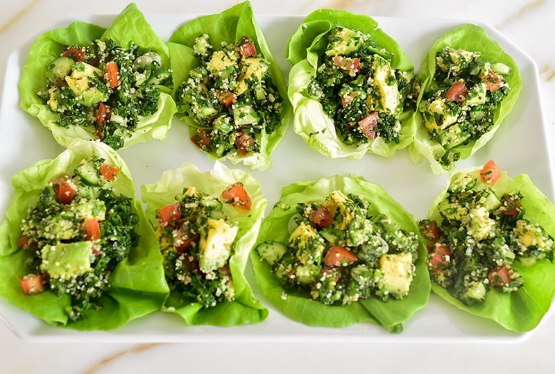 Avocado Tabbouleh, the original chopped salad - Maureen Abood