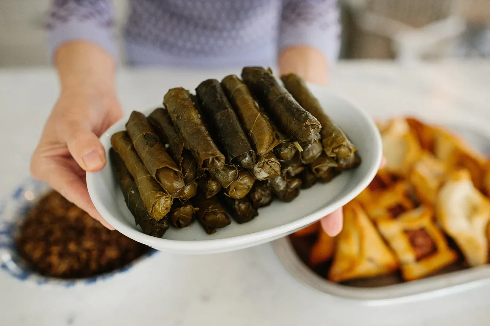 Lebanese Stuffed Grape Leaves Recipe (Warak Enab)