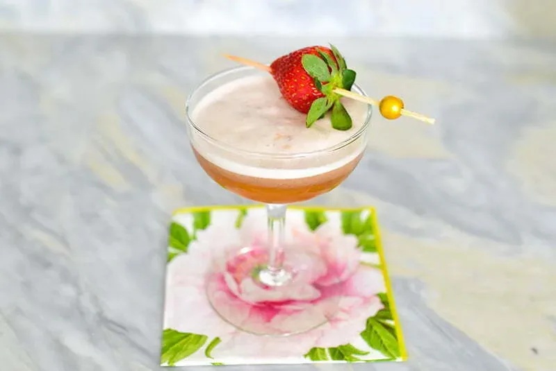 Strawberry Gin Jam Cocktail