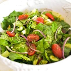 Easy Cabbage Salad with Garlic and Lemon - Maureen Abood