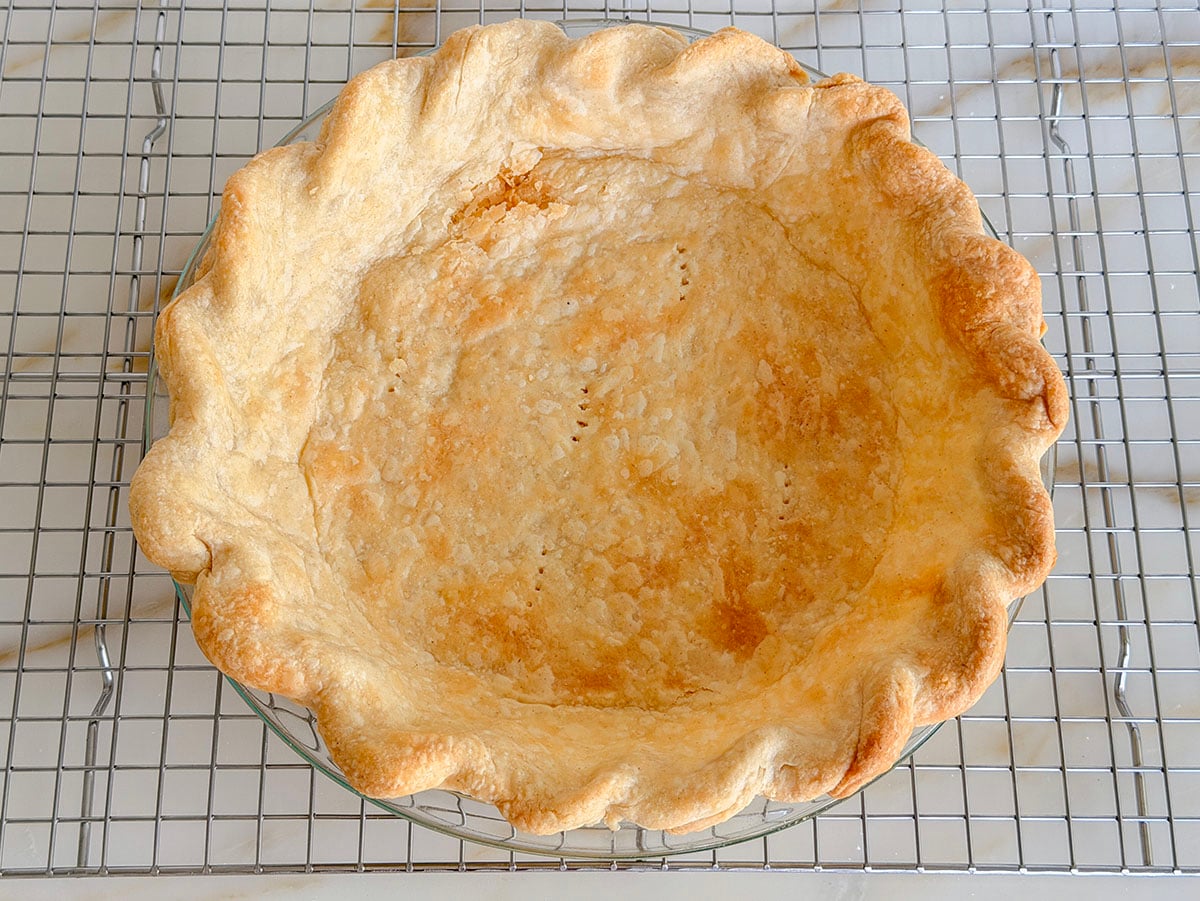 Baked all butter pie crust